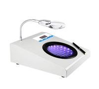 COYEUX Contador De Colonias Microbianas, Rango De Conteo 0-999, Aumento De 3/9x, Incluye Lupa Y Bolígrafo Sonda, Ideal para Laboratorios, Alimentos, Cosméticos Y Más