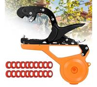 COYEUX Máquina para Atar Plantas, Herramienta Liviana con Cinta para Atar Plantas, con 20 Rollos De Cinta, Apertura De Abrazadera Más Amplia Y Fácil De Usar, Atadora De Plantas para Uvas, Tomate