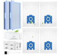 COYICOLI Kit de 11 Accesorios Compatible con Aspiradoras Miele GN Incluye 4 bolsas, 2 Filtros HEPA, 4 Microfiltros y 1 Cepillo de Limpieza, Adecuado para Modelos C1/C2 Complete C2/C3 y S8340