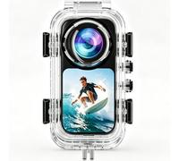 Coyktonty Funda impermeable para Insta 360 X6 (tipo 2 garras) | Profundidad de buceo de 60 m, lente de vidrio óptico HD, carcasa de buceo para fotografía subacuática, protección completa