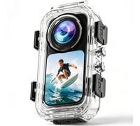 Coyktonty Funda impermeable para Insta 360 X6 (tipo magnético de liberación | Profundidad de buceo de 60 m, lente de vidrio óptico HD, carcasa de buceo para fotografía subacuática, protección completa