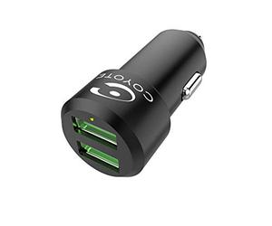Coyote - Cargador Toma de Encendedor con 2 Puertos USB