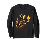 Coyote roba Fuego Leyenda nativa Americana Manga Larga