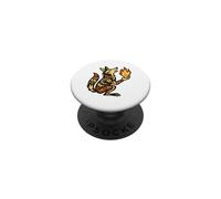 Coyote roba Fuego Leyenda nativa Americana PopSockets PopGrip Adhesivo
