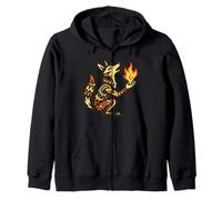 Coyote roba Fuego Leyenda nativa Americana Sudadera con Capucha