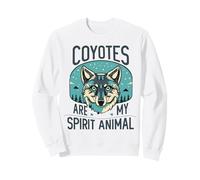 Coyotes Son Mi Espíritu Animal Naturaleza Coyote Amantes De La Vida Silv Sudadera