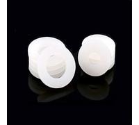 COYOUCO 10 Piezas Juntas Silicona Grado alimenticio diámetro Interior 5 mm Anillo Sellado Impermeable para sellar y Reparar Varios Tornillos y Accesorios tubería,Blanca,11mm*2mm
