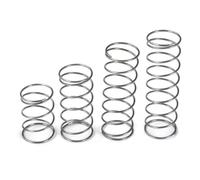 COYOUCO 100 Piezas Muelles de Compresión de Acero Inoxidable 304, Diámetro del Alambre 0,8 mm, Longitud 10-50 mm, Muelles Reforzados para Industria, Maquinaria y Proyectos Mecánicos DIY,0.8*8*20mm