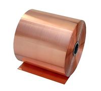COYOUCO 1Rollo De Rollo De Hoja De Cobre, Placa De Lámina De Chapa De Cobre Puro, 1M De Longitud 0.8 Mm De Espesor Obras De Arte De Cobre Puro Hechas A Mano,20mm