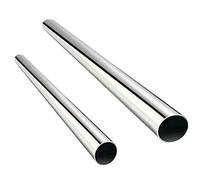 COYOUCO 2Pcs 304 Tubo Redondo Acero Inoxidable 500 Mm De Longitud, Tubo Redondo Acero Inoxidable Recto Sin Costura Tubo De Acero Inoxidable,25x2mm