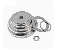 COYOUCO 50 Piezas Arandela Acabado Plano Acero Inoxidable M6, Junta Arandelas Sellado Acero Inoxidable, Diámetro Interior 6 Mm, Diámetro Exterior 14 Mm, Espesor 1,5-2 Mm,6x14x2mm