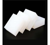 COYOUCO Almohadilla Sellado Antideslizante Silicona 12 Mm A 50 Mm De Espesor, Almohadilla Goma Blanca 200 Mm × 200 Mm para Muebles, Electrónica, Proyectos Bricolaje 4 Piezas,50mm
