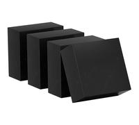 COYOUCO Almohadillas de Goma de 60 mm × 60 mm de Espesor 2 mm-10 mm Almohadillas Antideslizantes y amortiguadoras para Muebles, maquinaria, proyectos de Bricolaje 4 Piezas,6mm