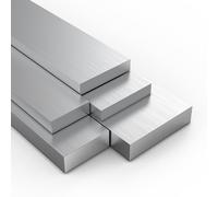 COYOUCO Barra Plana de Aluminio 6061 de 8 mm de Grosor x 45 mm-60 mm de Ancho x 500 mm de Largo, Material Plano de precisión para Bricolaje, mecanizado y fabricación,45mm