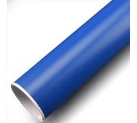 COYOUCO Envoltura De Coche De Vinilo, 100X150cm Metal Mate Premium Self Adhesive Replacement Vehicle Film Roll con Calcomanías De Bricolaje De Liberación De Aire Estirable,Azul