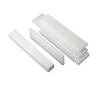 COYOUCO Hoja de Nailon Blanca 1 m × 65 mm, Grosor 2-10 mm, lámina plástica Rectangular para mecanizado, Bricolaje, construcción de Modelos,4mm