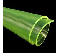 COYOUCO Hoja de PU Poliuretano - Bloque de Goma, Panel Plástico Elástico, Resistente al Desgarro y a los Impactos, Mecanizable CNC, Almohadilla Resistente a la Presión para Prensa,200*200*2mm 2 Pcs