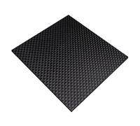 COYOUCO Hoja Fibra Carbono, Placa Laminada Fibra Carbono 3K Panel De Tejido Sarga Superficie Mate, Ancho 500 Mm, Longitud 600 Mm, Espesor De 1-4 Mm, 1 Piezas,4mm