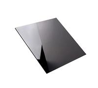 COYOUCO Hojas De Acrílico Negro, 1 Paquete De Hojas Acrílico Fundido Negro, Materiales Bricolaje para Decoración Hogar, Pintura, Fotografía, Etiquetas para Mascotas,40x40cmx2mm