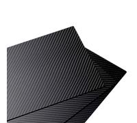 COYOUCO Lámina de Fibra de Carbono, Placa de Tablero de Fibra de Carbono de 500 x 600 mm, láminas de Fibra de Carbono de Superficie Brillante 3K de Tejido Liso,0.5mm