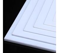 COYOUCO Lámina de plástico ABS, lámina rígida de ABS de 2 mm de Grosor, lámina termoformada para proyectos de Manualidades de Bricolaje, decoración del hogar, Modelo de construcción,30 * 50cm