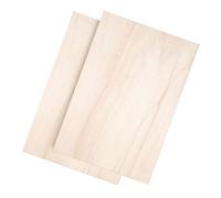 COYOUCO Láminas De Tilo para Artesanías, Láminas De Madera Contrachapada con Superficie Lisa para Grabado Y Corte Láser, Modelos Arquitectónicos, Tinte, 2 Piezas,0.3x30x42cm