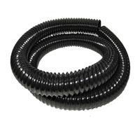 COYOUCO Manguera De Recolección De Polvo De PU Negro, Diámetro Interior De 25 Mm, Longitud De 1 M, Manguera De Aspiración Transparente Flexible para Extractor De Polvo Industrial,1.2mm