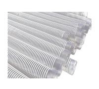 COYOUCO Manguera De Recolección De Polvo Helicoidal De PVC 40 Mm De Diámetro Interior Conducto Reforzado Flexible para Extractor De Succión De Ventilación Carpintería 1-5M,5m