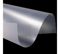 COYOUCO Pack de 10 Láminas de Plástico PP Mate 100×100mm 0.3-3mm, Paneles Semitransparentes de Polipropileno para Manualidades, Plantillas, Modelos, Almacenamiento,1.2mm