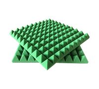 COYOUCO Paneles de Espuma insonorizados con Autoadhesivo, 50 x 50 x 5 cm Paneles de Espuma acústica, Paneles de Pared insonorizados, Verde, 6 Piezas