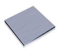 COYOUCO Placa De Aluminio Plana Plana Aluminio Liso con Película Protectora, Rectángulo Tratable Térmicamenteplaca Metal Aluminio 10 Mm Espesor 1Pcs,200x200mm