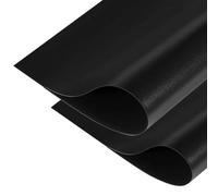 COYOUCO Placas de Plástico Negro Mate PP 400x600mm - Pack de 2 Láminas Rígidas para Taller, Corte Láser, Bricolaje y Proyectos Industriales,0.4mm