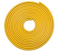 COYOUCO Protectores Borde Puerta Automóvil Sin Pegamento, 5m Borde De Goma Tipo U Amarillo Protector Borde Puerta Automóvil para Sedanes, SUV, Camiones,Amarillo,7x10mm Grip 0.8~2.5mm