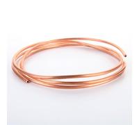 COYOUCO Tubo Cobre 1 Metro Largo OD 7mm Espesor Pared Tubo Cobre Bobina Blanda 1 mm, Utilizado refrigeradores, acondicionadores Aire, proyectos Bricolaje