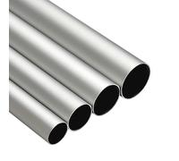 COYOUCO Tubo de aluminio 6061, tubo redondo de aluminio de pared de 1 mm, tubo recto de metal de 500 mm de longitud para bricolaje, industria, decoración,4 * 1mm