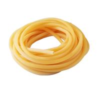 COYOUCO Tubo De Caucho Látex Natural Alta Elasticidad, Manguera Flexible Amarilla para Experimentos Laboratorio, Bandas Tirachinas, Torniquete Y Proyectos De Bricolaje, 5 Mm*10 Mm,10m