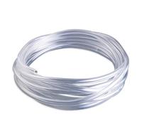 COYOUCO Tubo Flexible Transparente De PVC 25Mm ID X 28Mm OD, Manguera De Vinilo Transparente De 5M para Transferencia De Agua, Aire Y Líquidos