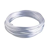 COYOUCO Tubo Flexible Transparente De PVC 5 Mm ID X 9 Mm OD, Manguera De Vinilo Transparente De 10-20 M para Agua, Aire Y Transferencia De Líquidos, Acuario, Jardín,20m