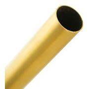 COYOUCO Tubo Redondo De Latón De 21 Mm De Diámetro Exterior, 0,5-2 Mm De Espesor De Pared, 0,5 M De Longitud, Tubería Recta De Precisión De Alta Resistencia Sin Costura,21x1mm