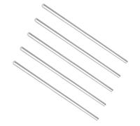 COYOUCO Varilla Aluminio Redonda 5 Piezas, Barra Redonda Aluminio 6061 500 Mm Largo, Extruido Sólido, Diámetro 6 Mm, para Manualidades Bricolaje