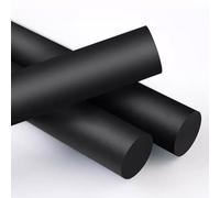 COYOUCO Varilla de nylon, varilla de plástico, varilla de nailon PA6, varilla redonda varilla resistente sólida, longitud 0,5 m, diámetro 60-65 mm, 2 piezas,65mm