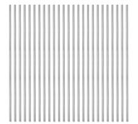 COYOUCO Varilla Redonda Sólida de Acero Inoxidable 304, Diámetro 1-25mm, Longitud 300/500mm, Barra Metálica para Manualidades, Modelos de Coche, Helicóptero, Avión,500mm 25 Pcs 2mm