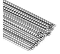 COYOUCO Varilla Redonda Sólida de Acero Inoxidable 304, Diámetro 1-25mm, Longitud 300/500mm, Barra Metálica para Manualidades, Modelos de Coche, Helicóptero, Avión,500mm 45 Pcs 1.5mm