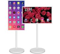 coyrugky UHD 4K 32 Pulgadas Monitor portátil,Monitor Móvil Portátil con Pantalla Táctil Inteligente con Cámara De 8mp/13mp,(1920x1080) Control por Voz,Bluetooth 5.1,Wi-Fi,hasta 4 Horas(8+128G,27IN)