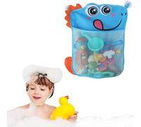 COYUN 1 Piezas Bolsa de Juguetes de Baño, Red para Colgar Accesorios de Ducha, Organizador de Juguete de Baño, Red de Almacenamiento para la Bañera, Bolsa Juguetes Bañera, con 2 Ventosas(lindo)