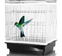 COYUN 1 Piezas Cubierta Jaula de Pájaros,Colector de Plumas,Rejilla Jaula para Loros, Cubierta de Red Universal Suave para Jaula de Pájaros, Receptor de Semillas para Pájaros Loros Mascotas Falda