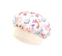 COYUN 1 Piezas Gorro de Seda para Dormir para Niños, Gorro Saten Pelo Rizado, Gorro Seda Dormir, Suave Gorros para Dormir con Banda Elástica Ancha,para Niñas, Niños