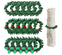 COYUN 15 Piezas Servilleteros Navideños Dos Estilos con Bayas Rojas Mariposa Reutilizable Servilletero Navideños Servilletas Navidad para Navidad Boda Party Acción de Gracia Año Decoraciones de Mesa