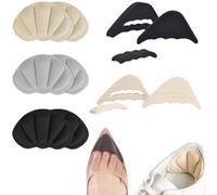 COYUN 2 Pares Plantillas para Reducir Talla y 3 Pares Taloneras para Zapatos, Relleno con Almohadillas de Talón Autoadhesivas