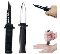 COYUN 2 Pcs Telescópicos de Plástico+1pcs El Puñal, Cuchillo de Broma, Falsos Retráctiles Desaparecidos, Dagas con Hoja de Plástico, Prop de Broma de Halloween, Ideales para Halloween, Cosplay